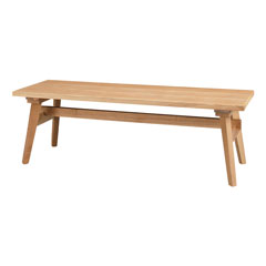 天然木のシンプルなダイニングベンチ | Ruto