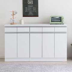 シンプルモダンなキッチンカウンター｜選べる60cm＆90cm幅で都会的な美収納を