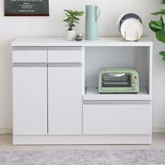 シンプルモダン空間を彩るレンジカウンター｜幅60・90cm