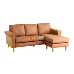 レトロモダンな魅力を放つカウチソファ｜天然木の温もりと多彩なレイアウトで暮らしにフィット