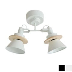 ブルックリンスタイルの照明 | 2灯シーリングライト