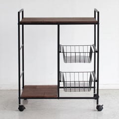 収納力抜群のキッチンワゴン | 食材やキッチン用品をおしゃれに収納