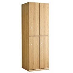 4人用木製ロッカー | オフィスやジムなどに最適