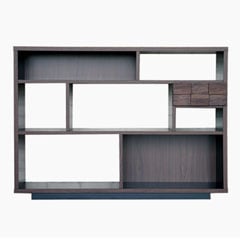 ランダムな区切りがおしゃれなシェルフ｜幅125cm｜CK