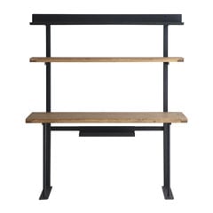 上棚付きのスタイリッシュなデスク｜幅140cm