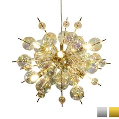 オーロラのように輝くバブルシャンデリア｜空間を華やかに照らすLEDインテリア照明