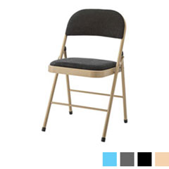 ファブリック座面のフォールディングチェア