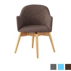 アースカラーのダイニングチェア｜ハの字脚