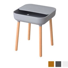 北欧デザインのコード穴付きサイドテーブル｜北欧ナチュラル