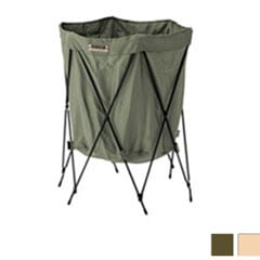 ジャバラ式で簡単に折り畳みができるフォールディングバスケット