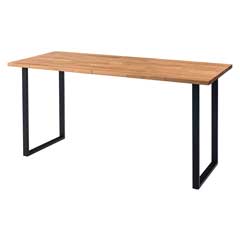 天然木スリムダイニングテーブル｜省スペースでおしゃれなモダン空間に