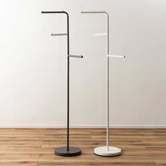 モダン回転式ハンガースタンド｜スリムで美しく魅せる収納アイテム