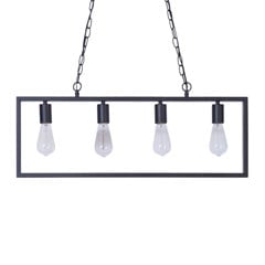 ブラックスチールのインダストリアルなペンダントライトライト