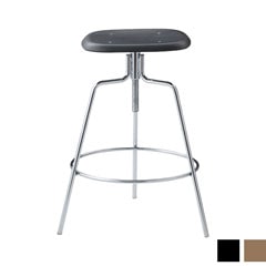 インダストリアルな昇降式スツール｜木座×スチールの無骨モダンデザイン