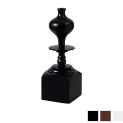 洗練されたデザインのフラワーベース｜高級感漂う天然木のオブジェ