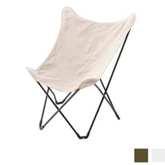 コットンのフォールディングチェア｜アースカラー