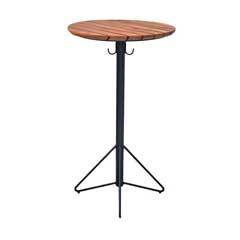 天然木×スチールのバランスが美しいハイテーブル｜カフェスタイルに映えるナチュラルヴィンテージデザイン