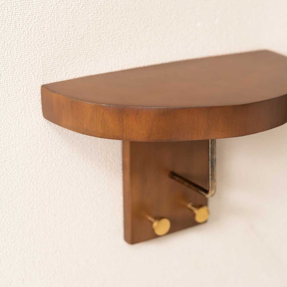 天然木ウォールシェルフ｜壁掛け収納ラックタイプ｜北欧ナチュラルインテリア