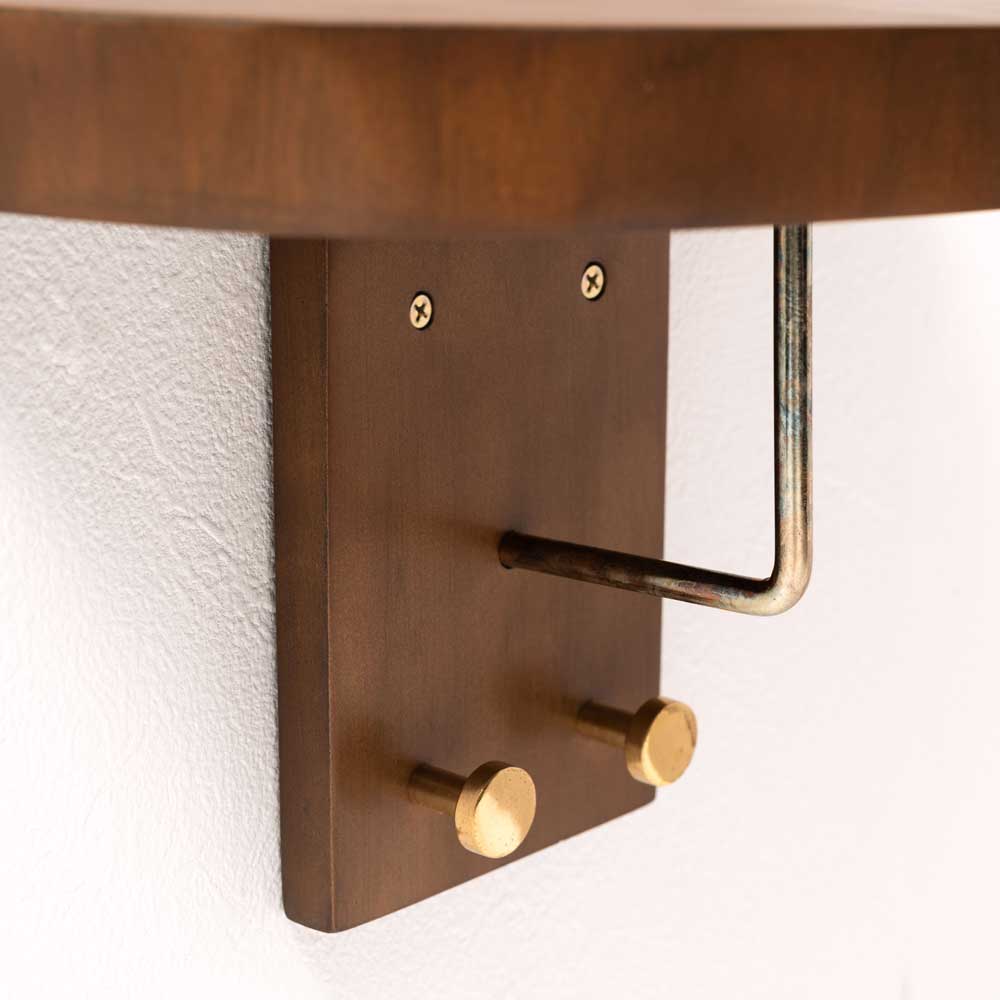 天然木ウォールシェルフ｜壁掛け収納ラックタイプ｜北欧ナチュラルインテリア