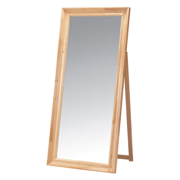 ナチュラルな大型ミラー | 等身大サイズ