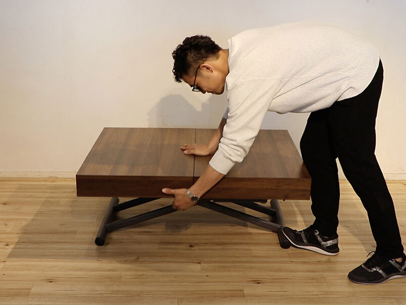 簡易ベッドになるセンターテーブル | シンプルなデザイン