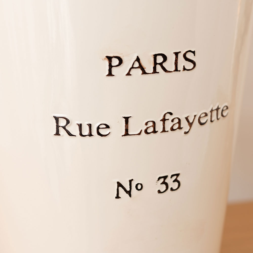 ヴィンテージ風スチールバケツ型プランターカバー|インダストリアルインテリアに最適