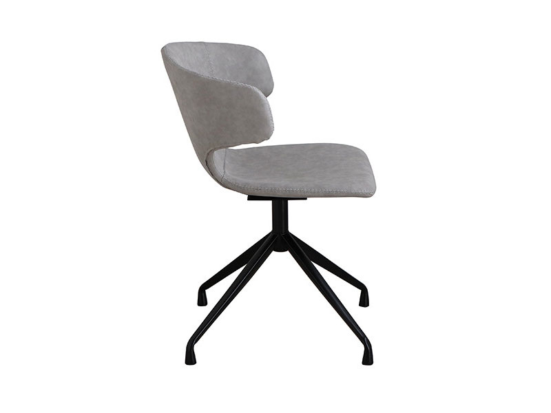 おしゃれなレザー製の回転チェア | 北欧モダンスタイル | インテリア