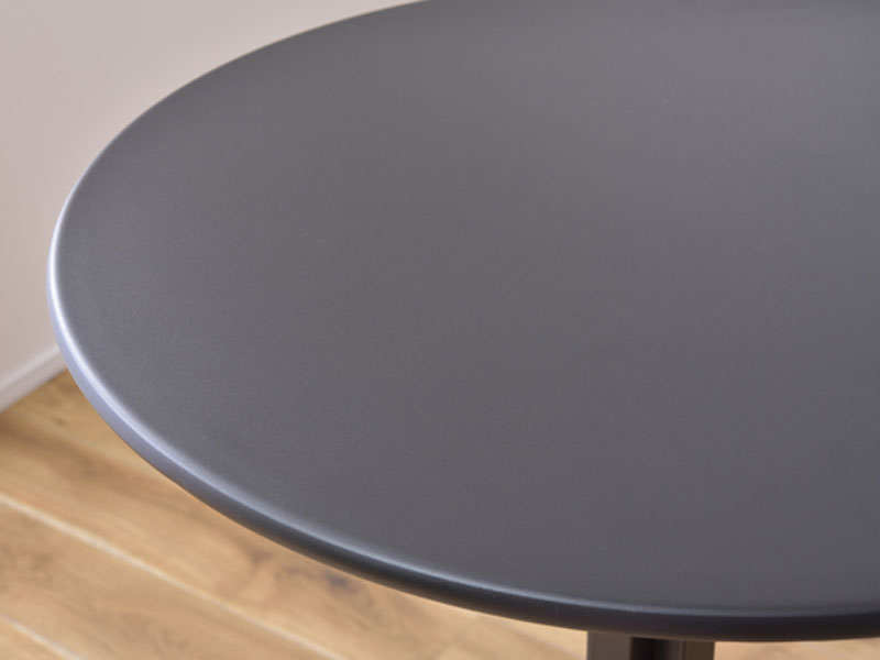 丸型スチールテーブル｜高さ73cm｜カジュアルオフィスインテリア