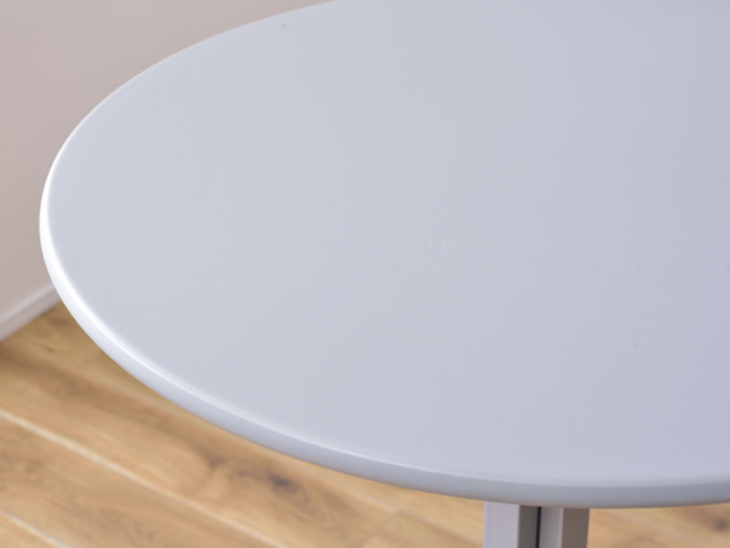 丸型スチールテーブル｜高さ73cm｜カジュアルオフィスインテリア