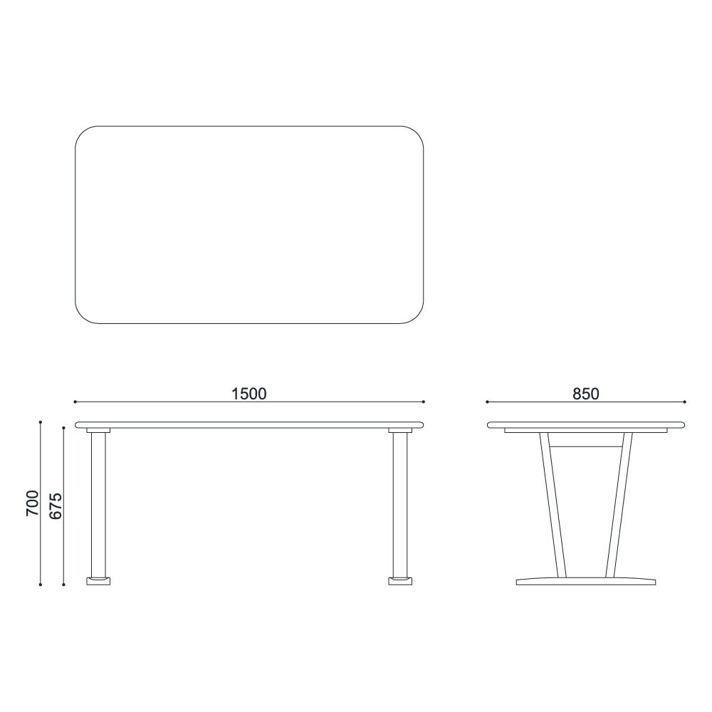 ダイニングテーブル 北欧 SO 【幅150cm】 おしゃれなインテリア