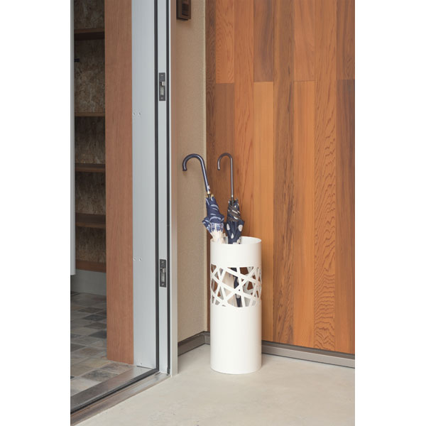 幾何学デザイン ポストモダン アンブレラスタンド 傘立て アイアン