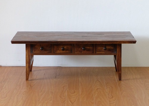 センターテーブル 引き出し収納 ZE【幅100cm】 和モダンインテリア