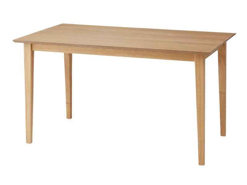 ホワイトオークのダイニングテーブル | 直線デザイン｜幅135cm,150cm