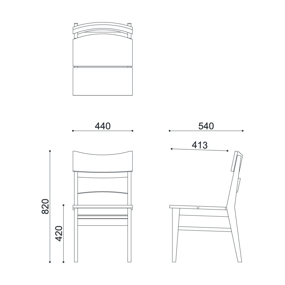 ダイニングチェア｜古材風 ZE【座面までの高さ42cm】 和モダンインテリア