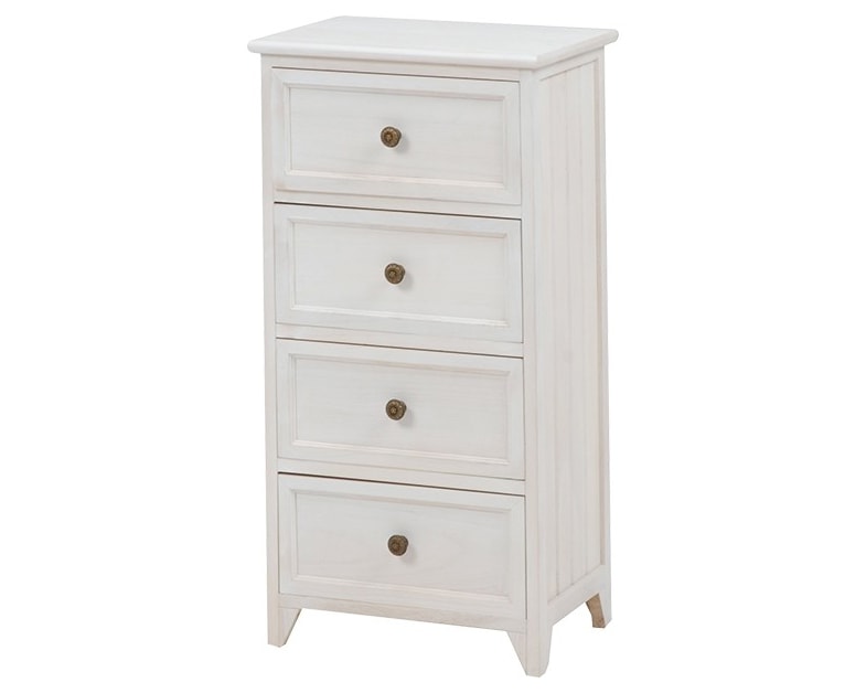 白 チェスト【幅42cm】シャビーシックインテリア | インテリア・家具の