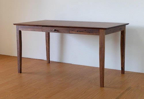 ダイニング テーブル 古材風 ZE【幅140cm】 和モダンインテリア