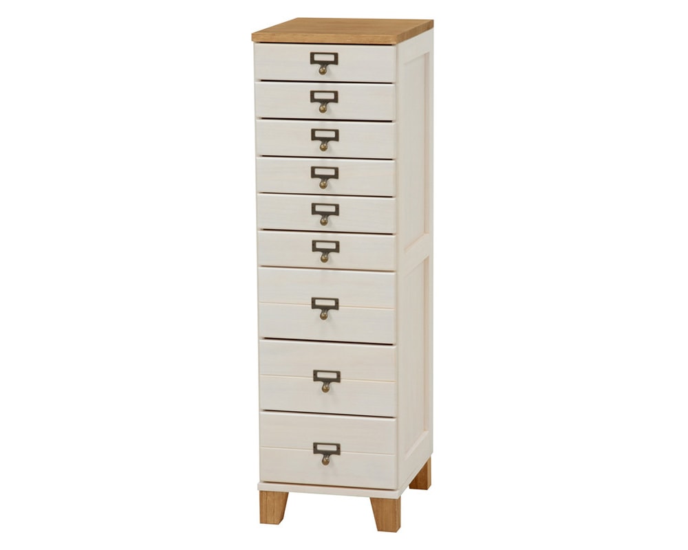 シャビーホワイト　書類キャビネット 書類整理に最適な白のキャビネット | インテリア・家具の通販