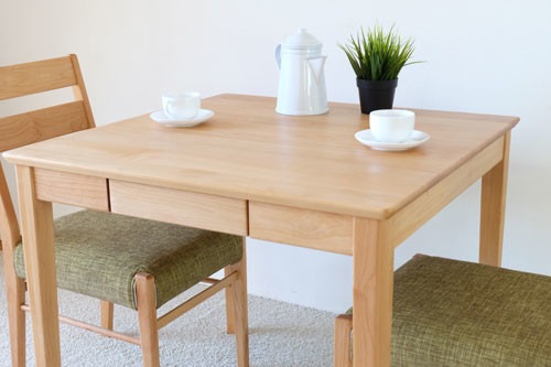 ダイニング テーブル 3点セット コンパクト PL【テーブル+チェア2脚】 2人暮らしインテリア
