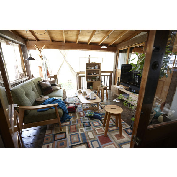 天然木アッシュを使用した北欧デザインのセンターテーブル | 幅