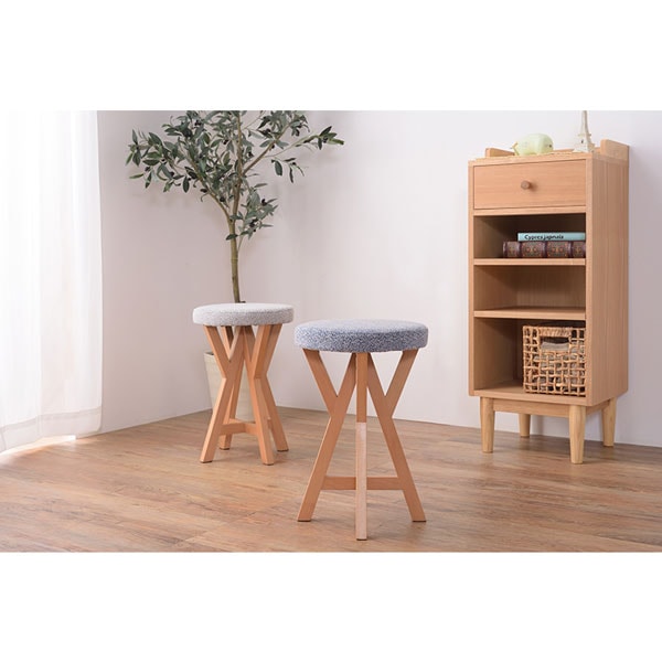 ブナコ製スツール お洒落なデザインでお部屋の雰囲気が素敵に BUNACO