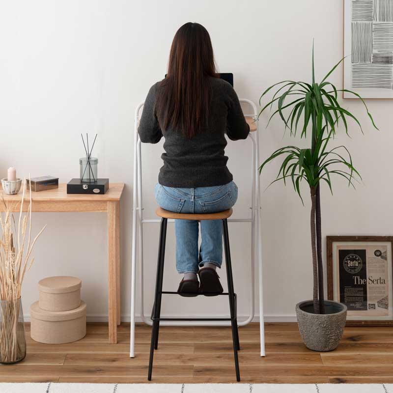 折りたたみ式ハイデスク｜省スペース×大人モダンなワーク空間に