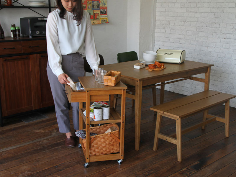 マツダ　ヴィンテージ　クラシック　木製　ウッド　キャリー　キャスター　ワゴン onwg-0037_13.jpg