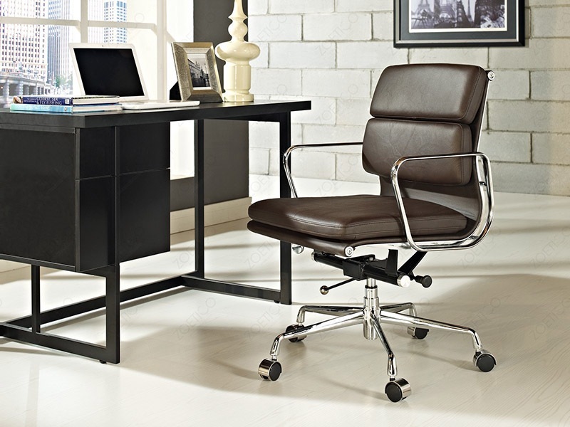 アルミナムチェア 【ローバック/ソフトパッド】イームズ