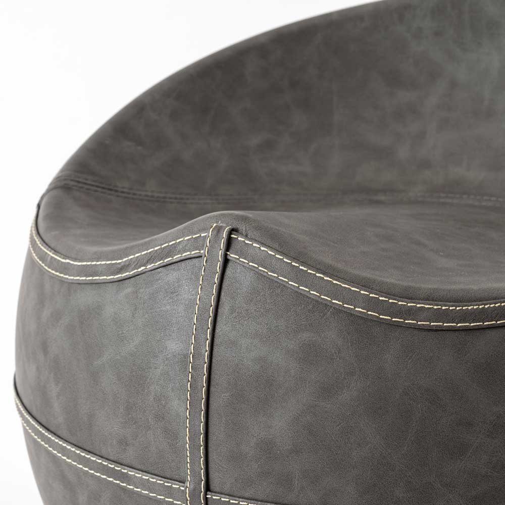 ソフトレザースツール 丸形スツール 椅子 ダイニング リビング合皮