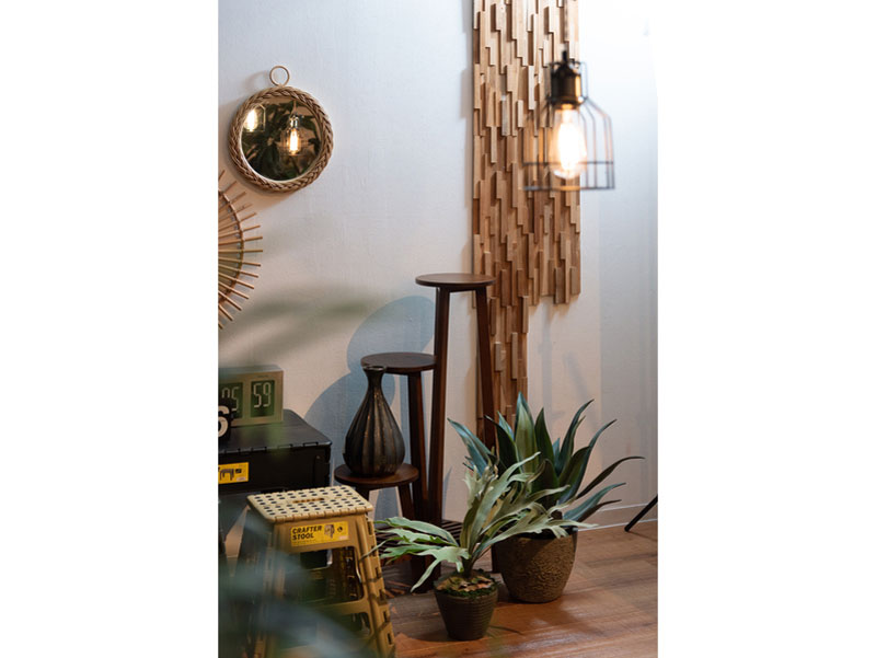 天然木のプランターベース