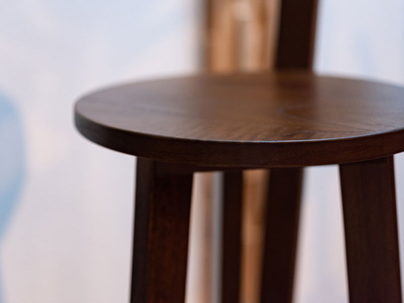 天然木のプランターベース