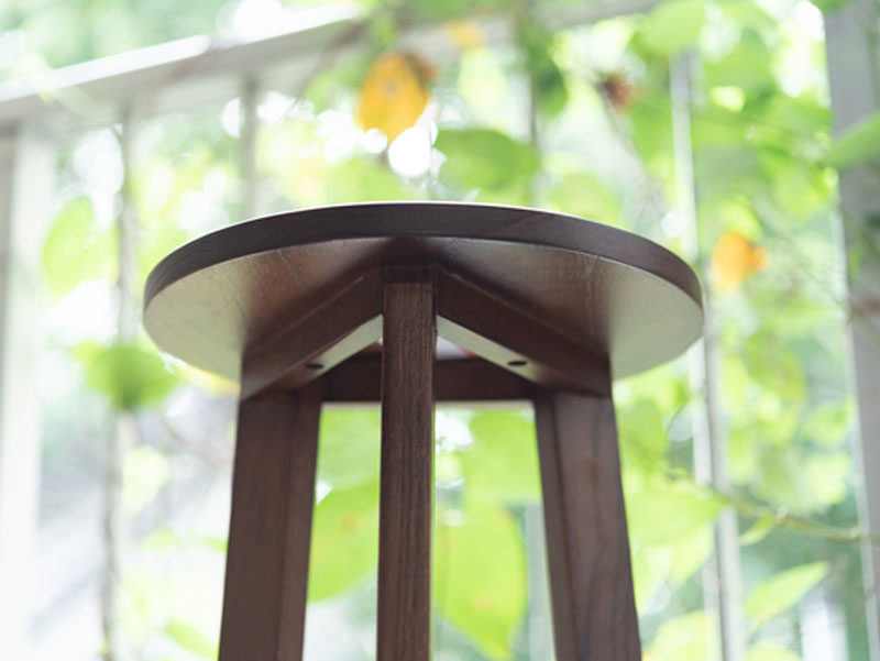 天然木のプランターベース