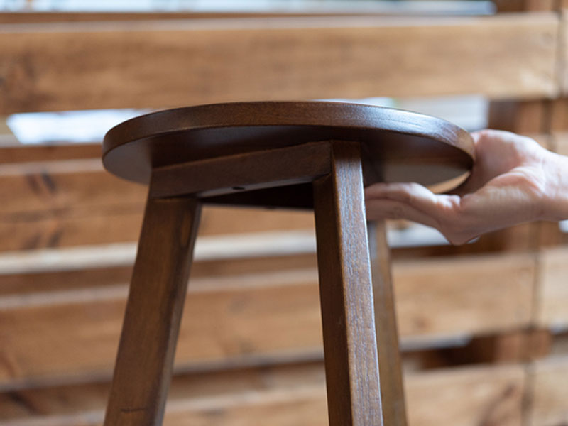 天然木のプランターベース