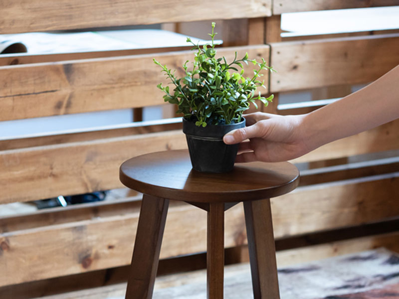 天然木のプランターベース