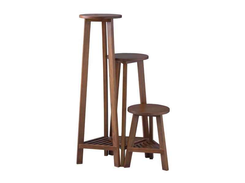 天然木のプランターベース